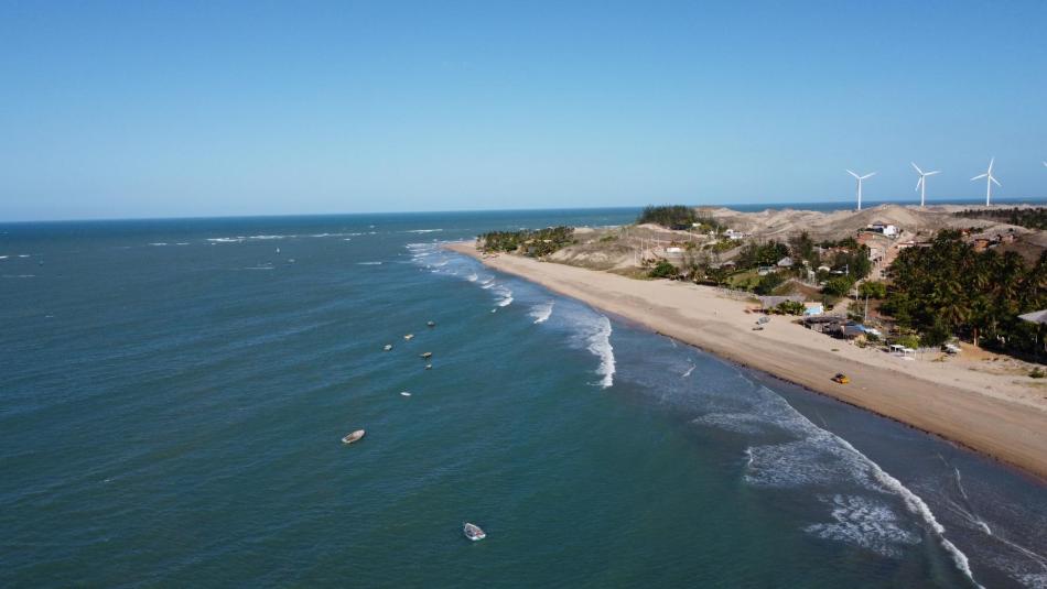 kitewave spot in Icarai Brazil